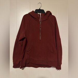 Lululemon Scuba Oversized Half-Zip Long Hoodie
